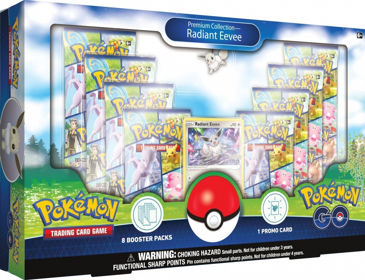 Cartas Pokémon Go 10.5 Colección Premium Eevee